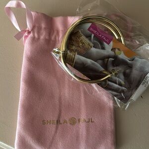 Sheila fajl gold hoop earrings